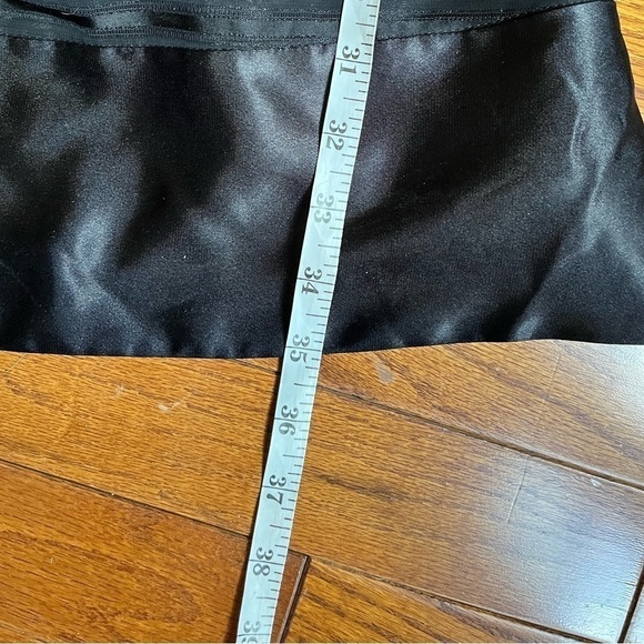 ketty | Black Silky A-Line Fit & Flare Spaghetti Strap Dress Sz 2 90s Y2K Party - Picture 8 of 10